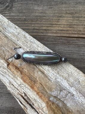 Sterling Silver Pin with Pearl